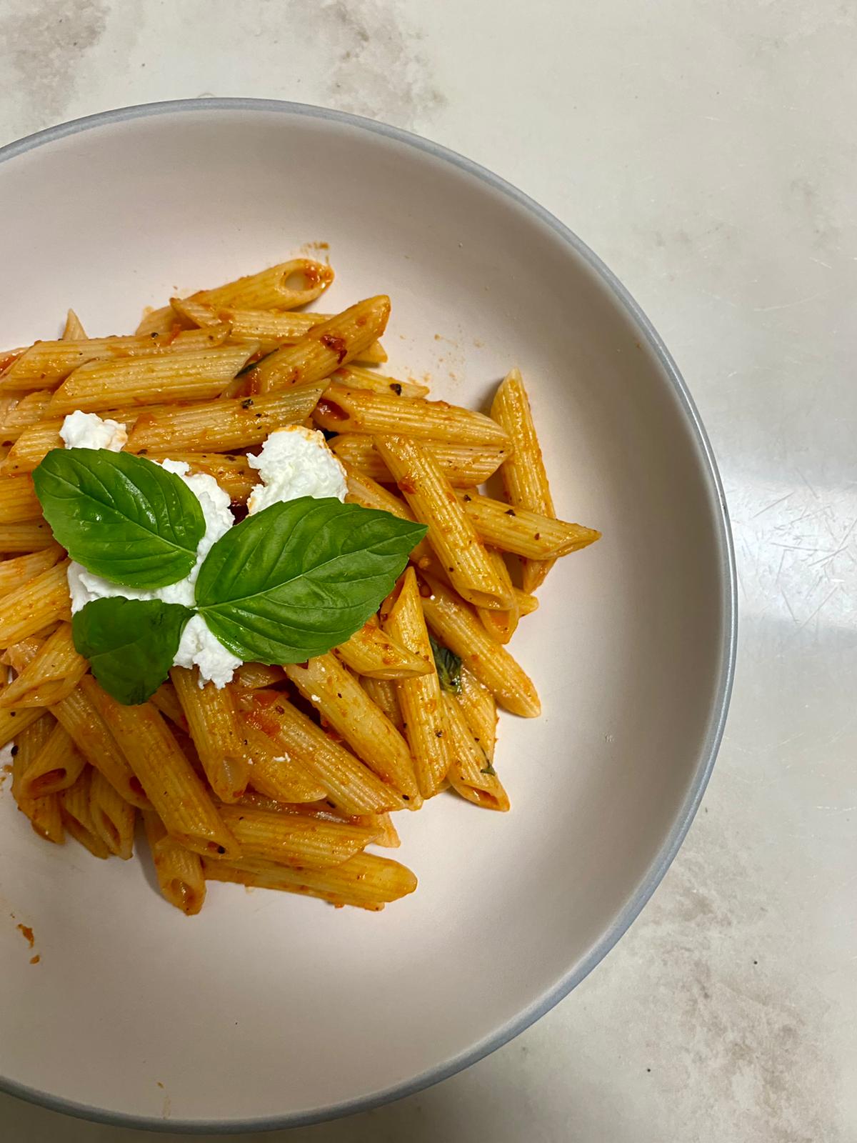 Chilli Pasta with Ricotta