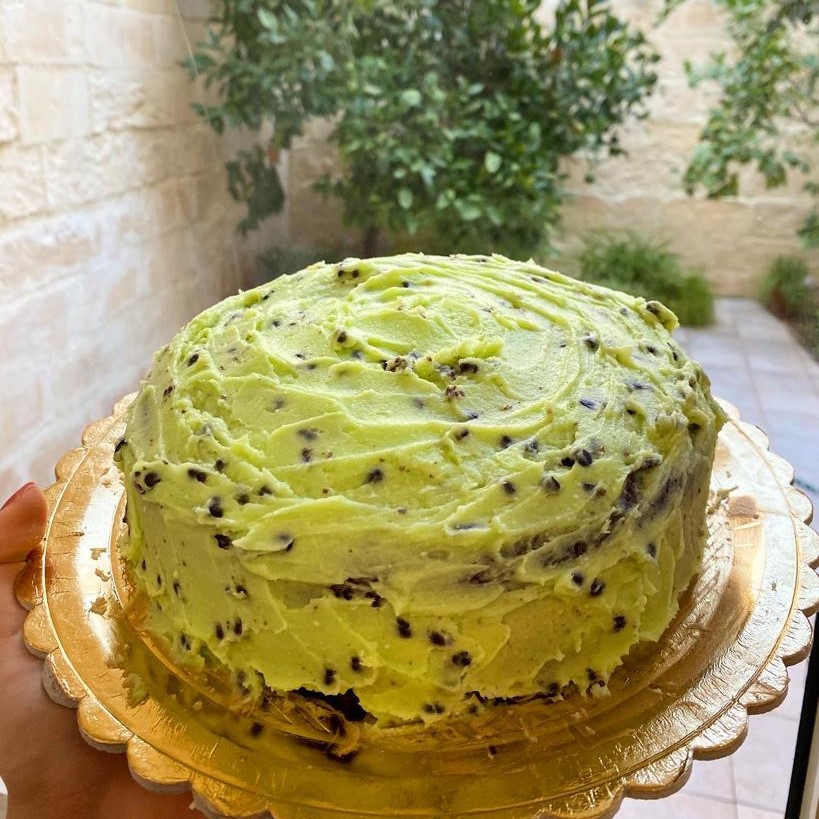 Mint Chocolate Chip Cake