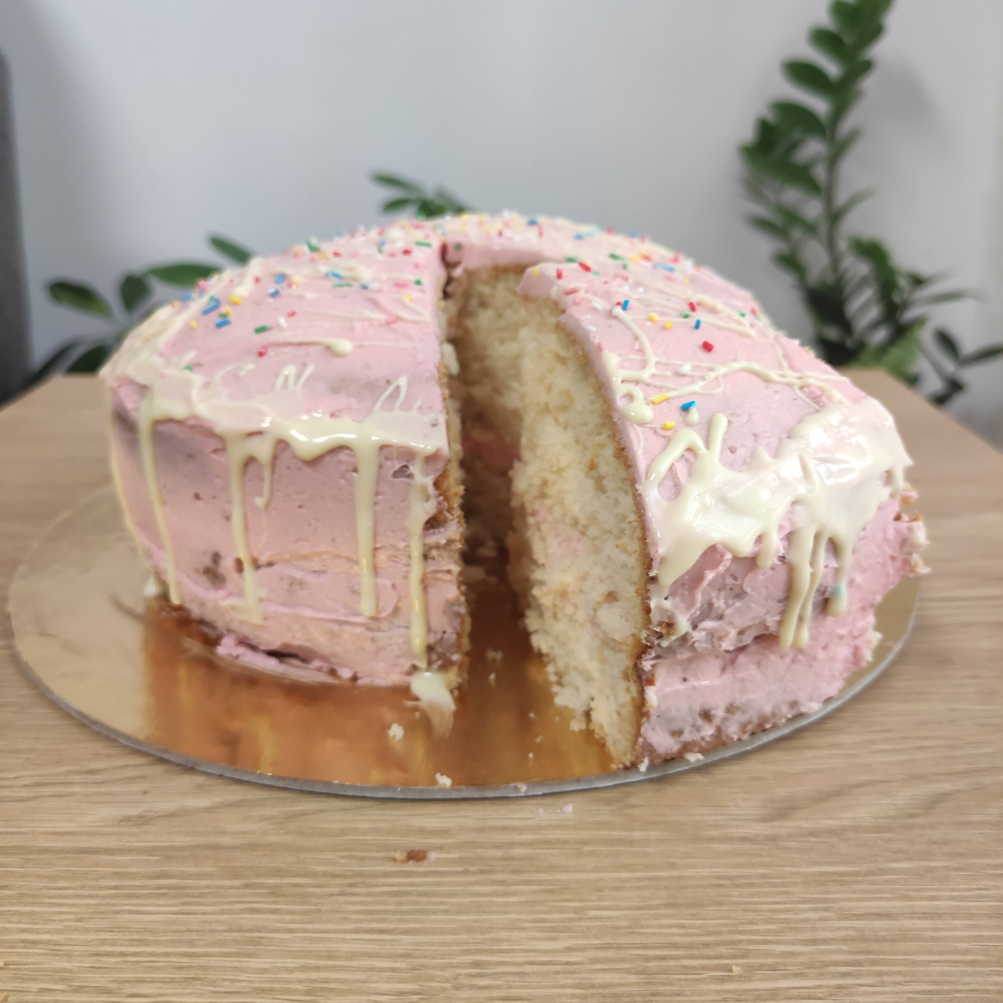 Strawberry Vanilla Cake